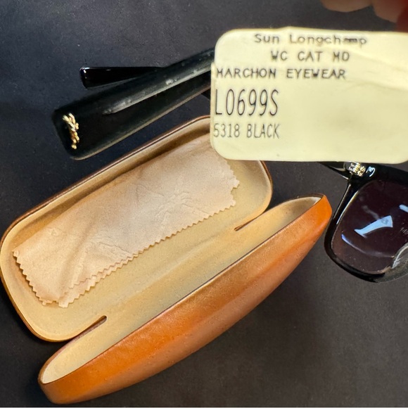 NWT Longchamp Women’s Cat Eye Black Sunglasses - Picture 12 of 12